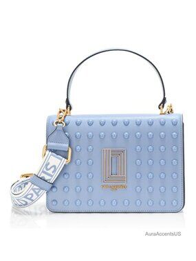 Karl Lagerfeld Simone Logo Satchel Crossbody Bag Designer Handbag